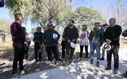 Precandidatos del Frente Cambia Jujuy recorrieron obras en el barrio Tupac Amaru