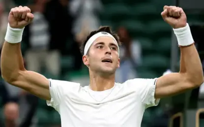 Gran inicio en el Abierto de Australia para Tomás Etcheverry: dio el golpe al vencer a Andy Murray