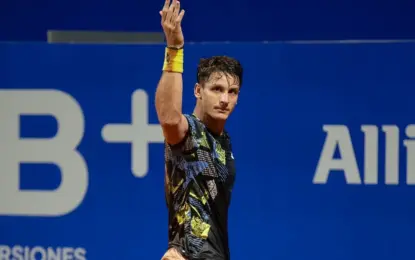 Quién es Camilo Ugo Carabelli, primer rival de Alcaraz en Buenos Aires: sólo ha ganado en tierra y llega desde la previa