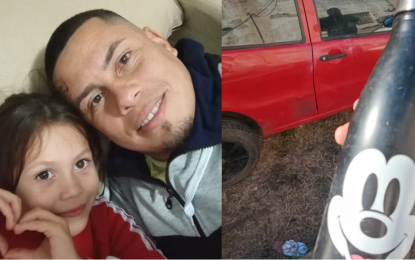 El papá de Kim Gómez fue a retirar el auto en el que la mataron y dejó un posteo desgarrador