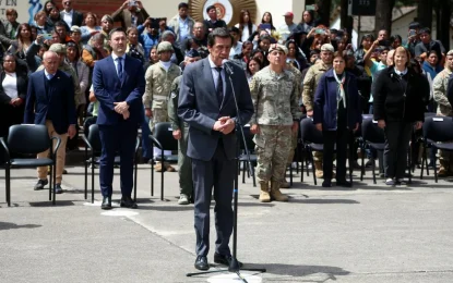 Sadir y Petri dieron la bienvenida a los aspirantes al Ejército Argentino