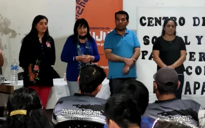 El Piquete: se inauguró el Centro Deportivo, Social y Cultural para jóvenes y adultos con discapacidad