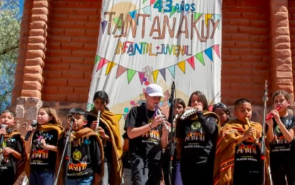 Los niños fueron protagonistas en el 43° Tantanakuy Infantil y Juvenil en Humahuaca