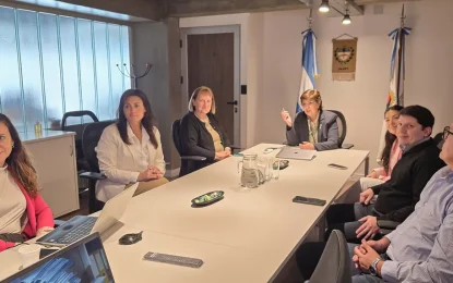 Modernización: reunión con nuevas autoridades del Colegio de Escribanos