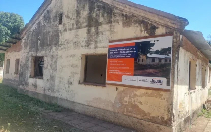 Inició obra de refacción en la Escuela Profesional N° 14 de Yuto