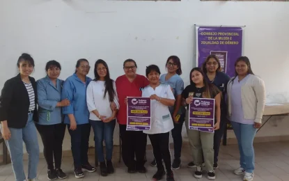San Pedro: charla informativa para el personal del Puesto de Salud