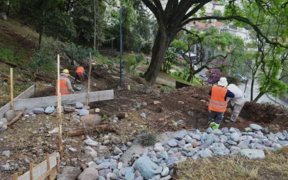 Infraestructura despliega obras de refacción de escaleras urbanas en San Salvador de Jujuy
