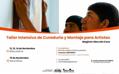 Marcelo Coca dicta un taller intensivo sobre curaduría y montaje para artistas
