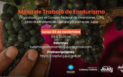 El Consejo Federal de Inversiones (CFI) organiza una mesa de trabajo sobre enoturismo
