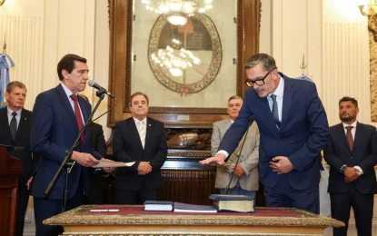 Sadir posesionó a Alejandro Bossatti como Procurador General del MPA