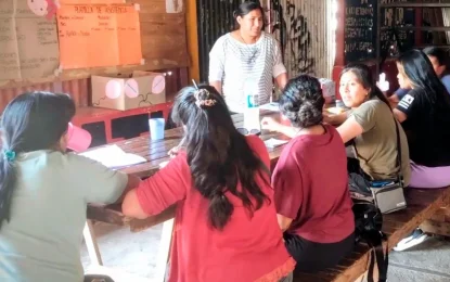 Comedor comunitario de barrio El Chingo participó del taller de organización y gestión
