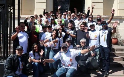 Sadir recibió a los participantes del Moto Encuentro Internacional