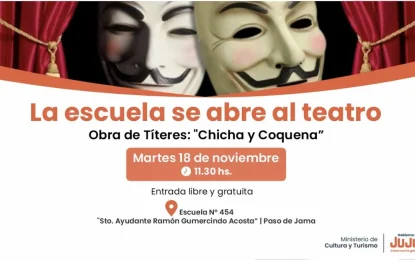 Chicha y Coquena, los títeres llevan magia y enseñanzas ancestrales a la escuela de Paso de Jama