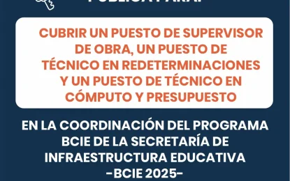 Convocan a cubrir cargos en el PROMACE