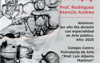 Muestra abierta hasta el 17 de noviembre: estudiantes del Polivalente de Arte homenajean a Molina Campos