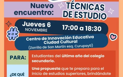 Nuevo encuentro del programa «Poné Primera a tu Futuro»