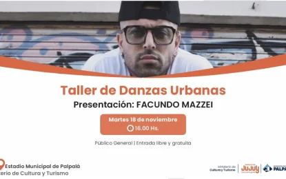 Palpalá baila al ritmo urbano con Facundo Mazzei