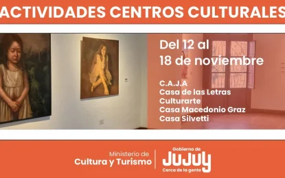 Los centros y espacios culturales con un sin fin de propuestas para la semana del 12 al 18 de noviembre