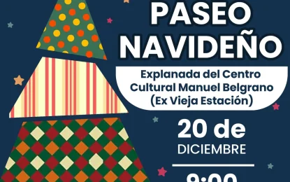 «Paseo Navideño» en explanada del Centro Cultural Manuel Belgrano