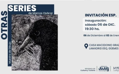Marcos Osácar despliega «Otras Series»: dibujo contemporáneo que invita a una mirada profunda