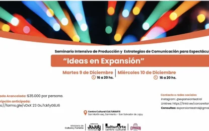 Seminario intensivo sobre producción teatral en San Salvador de Jujuy