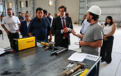 Sadir recorrió el Parque Industrial de Palpalá