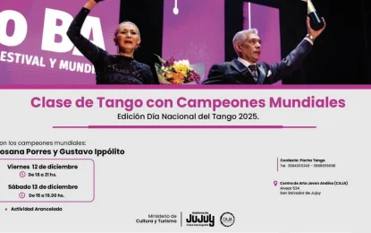 El Día Nacional del Tango se vivirá con shows y clases a cargo de campeones mundiales
