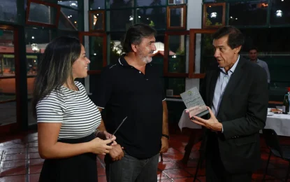 Sadir inauguró sistema lumínico en Club Gimnasia y Tiro