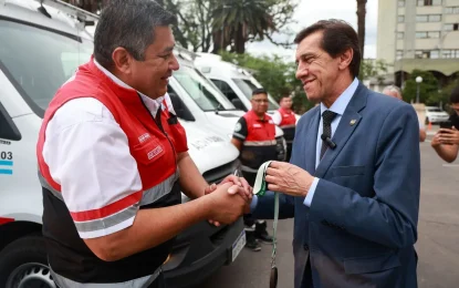 Sadir entregó 7 vehículos al SAME