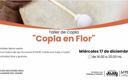 «Copla en Flor» de Remo Leaño abre las puertas del canto con caja en la Casa Macedonio Graz