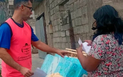 Asistencia directa a familias de San Pedro, Palpalá y Capital