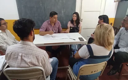 Educación socializó el proyecto de refacción integral de la Escuela N°444 y el JIN N°3