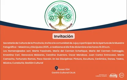 Homenajearán a artistas jujeños en Maestros y Discípulos 2025
