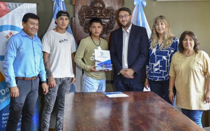 Distinguieron al boxeador Santino Silvetti por su desempeño en los Juegos Evita