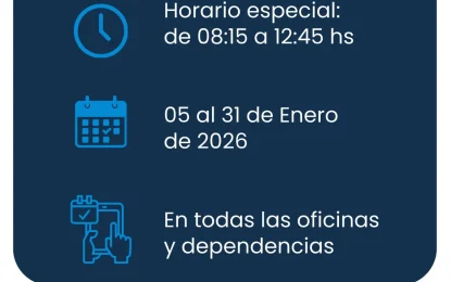 El Ministerio de Educación informa horarios especiales de atención durante enero