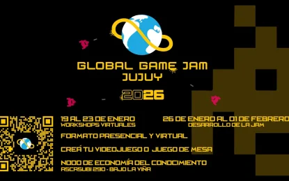 Abren las inscripciones para la Jujuy Global Game Jam 2026