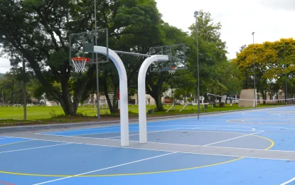 Las obras provinciales en el RIM 20 ya muestran las canchas optimizadas