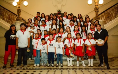 Adoración y agasajo de pesebres en Casa de Gobierno