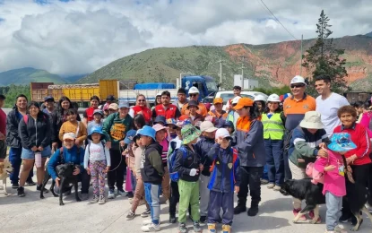 Realizaron un ejercicio de evacuación parcial en Volcán