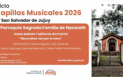Diana Baroni y músicos invitados abren el ciclo Capillas Musicales en San Salvador de Jujuy