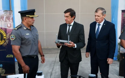 El gobernador Carlos Sadir entregó drones de última generación a la Policía de Jujuy