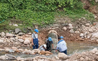 Agua Potable de Jujuy finalizó la compleja reparación del acueducto sobre el Río Xibi Xibi