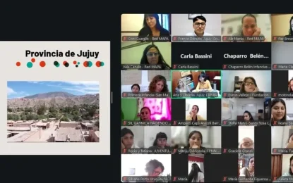 Jujuy participa de una formación junto a Red Mapa para madres y padres de adolescentes