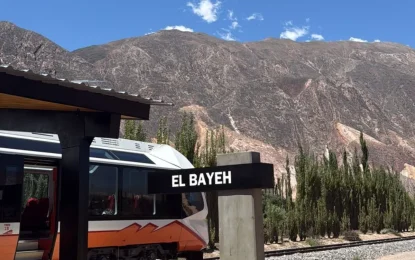 El Tren Solar de la Quebrada suma un nuevo apeadero que será inaugurado este domingo