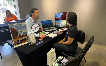 El Tren Solar de la Quebrada promocionó sus servicios en Brasil