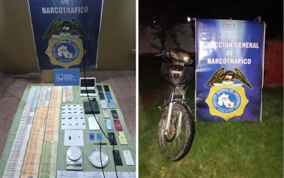 16 procedimientos, 5 demorados y más de 500 dosis secuestradas en una semana