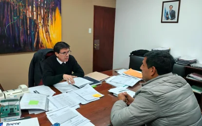 Trabajo articulado entre Hacienda y el municipio de Pampa Blanca