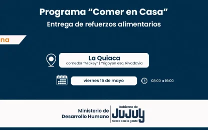 «Comer en Casa»: se entregarán unidades alimentarias en localidades de la Puna