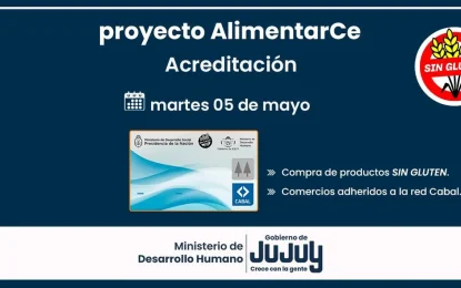 Acreditación de la Tarjeta Alimentar-Ce para personas con celiaquía