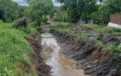 Hídricos, incesante en obras de prevención: limpieza y desmalezado en Valles y Ramal